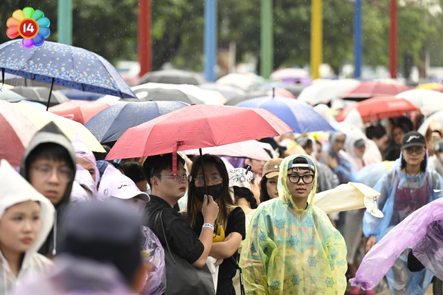 Concert G-DRAGON tại Hà Nội D-2: "Anh Long" cầm ô hát dưới mưa, nguyện tắm mưa cùng fan Việt- Ảnh 4.