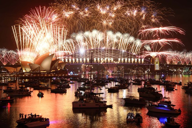 Cả thế giới cùng rộn ràng đón 2026: Pháo hoa rợp trời chào mừng một năm mới bình an, hạnh phúc- Ảnh 22.