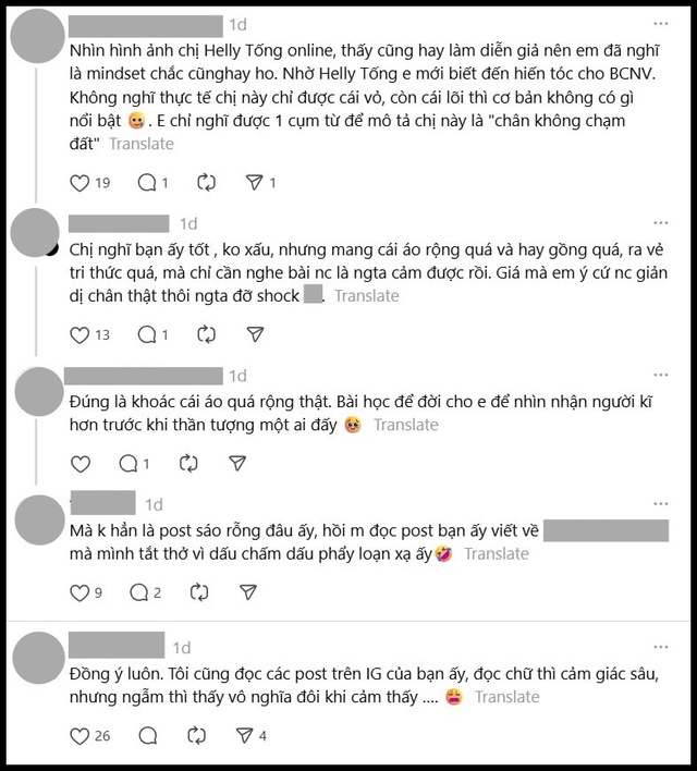 Helly Tống lên tiếng giữa lúc bị nhận xét "gồng và sáo rỗng"- Ảnh 2. Helly Tống lên tiếng giữa lúc bị nhận xét "gồng và sáo rỗng"- Ảnh 2.