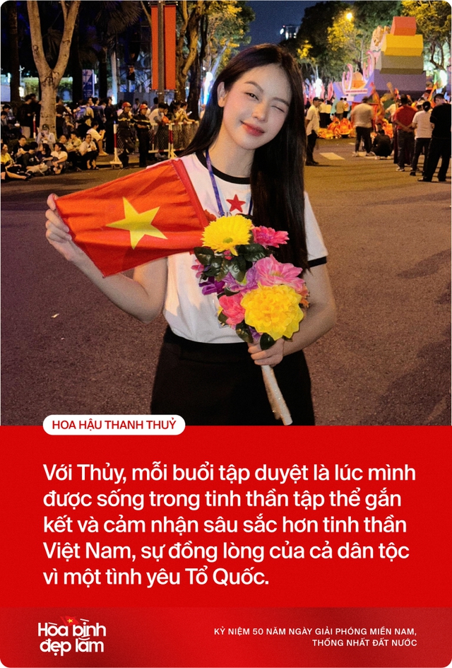 Thanh Thủy, Lan Ngọc, Thúy Ngân và dàn nghệ sĩ Việt tham gia diễu hành ngày 30/4: "Hòa bình đẹp như nụ cười của người dân khi nhìn thấy từng khối diễu binh, diễu hành!"- Ảnh 1. Thanh Thủy, Lan Ngọc, Thúy Ngân và dàn nghệ sĩ Việt tham gia diễu hành ngày 30/4: "Hòa bình đẹp như nụ cười của người dân khi nhìn thấy từng khối diễu binh, diễu hành!"- Ảnh 1.