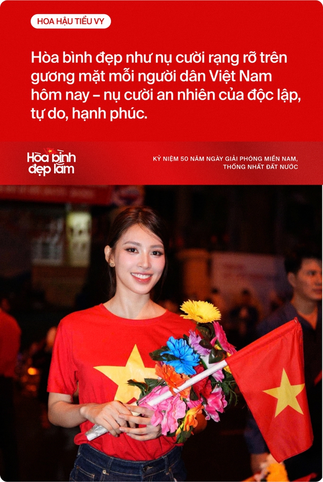 Thanh Thủy, Lan Ngọc, Thúy Ngân và dàn nghệ sĩ Việt tham gia diễu hành ngày 30/4: "Hòa bình đẹp như nụ cười của người dân khi nhìn thấy từng khối diễu binh, diễu hành!"- Ảnh 4. Thanh Thủy, Lan Ngọc, Thúy Ngân và dàn nghệ sĩ Việt tham gia diễu hành ngày 30/4: "Hòa bình đẹp như nụ cười của người dân khi nhìn thấy từng khối diễu binh, diễu hành!"- Ảnh 4.