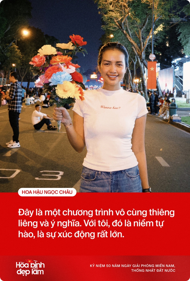 Thanh Thủy, Lan Ngọc, Thúy Ngân và dàn nghệ sĩ Việt tham gia diễu hành ngày 30/4: "Hòa bình đẹp như nụ cười của người dân khi nhìn thấy từng khối diễu binh, diễu hành!"- Ảnh 8. Thanh Thủy, Lan Ngọc, Thúy Ngân và dàn nghệ sĩ Việt tham gia diễu hành ngày 30/4: "Hòa bình đẹp như nụ cười của người dân khi nhìn thấy từng khối diễu binh, diễu hành!"- Ảnh 8.