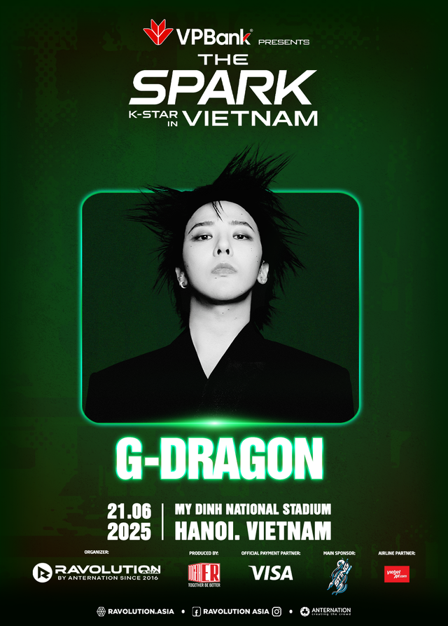 HOT 1000 độ: G-Dragon hẹn fan Việt ngày 21/6, siêu concert VPBank K-Star Spark sẽ diễn ra tại SVĐ Mỹ Đình!- Ảnh 1.
