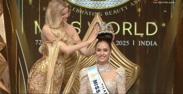 HOT: Đại diện Thái Lan chính thức đăng quang Miss World 2025!- Ảnh 4. HOT: Đại diện Thái Lan chính thức đăng quang Miss World 2025!- Ảnh 4.