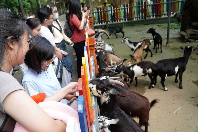 “Khối nghỉ hè” ùa vào Thảo Cầm Viên, cảnh tượng đông khó tin trong ngày 1/6 ở TP.HCM- Ảnh 6.