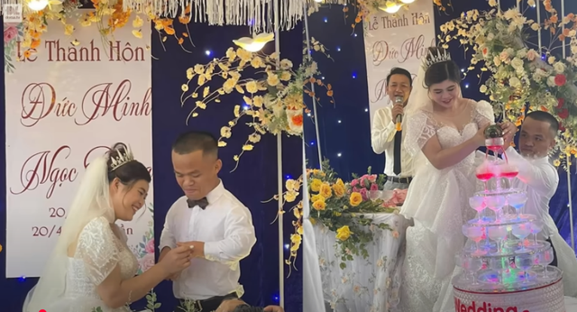 Ở lì nhà bạn gái 10 ngày, chàng trai Thanh Hoá cao 1m28 “chốt đơn” vợ đẹp như mơ: Hé lộ lí do nên duyên với người phụ nữ cách nhà 700km- Ảnh 1.