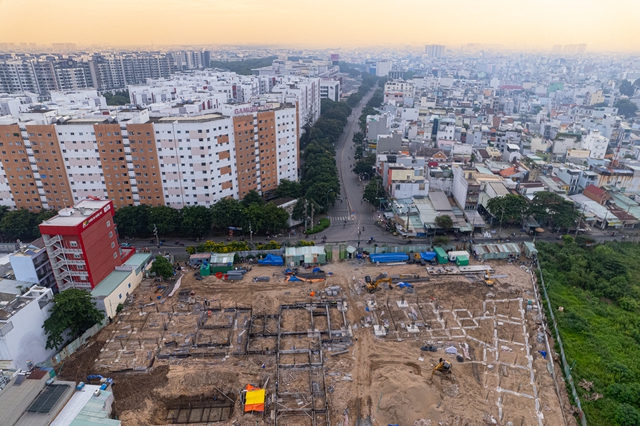 Toàn cảnh ngôi trường tiểu học đang được xây dựng trên nền nghĩa trang lớn nhất TP.HCM- Ảnh 5.