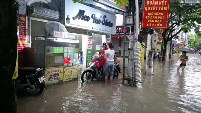 Hà Nội đang ngập khủng khiếp, cây gãy đổ chắn ngang đường- Ảnh 50.