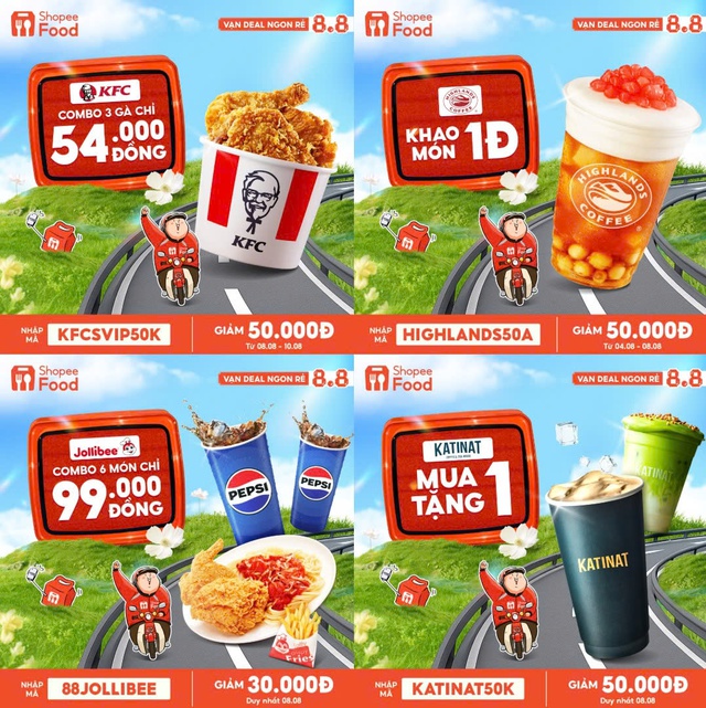 Bung xõa cuối hè với ngàn ưu đãi “liên hoàn” tại ShopeeFood 8.8 Vạn Deal Ngon Rẻ- Ảnh 4.