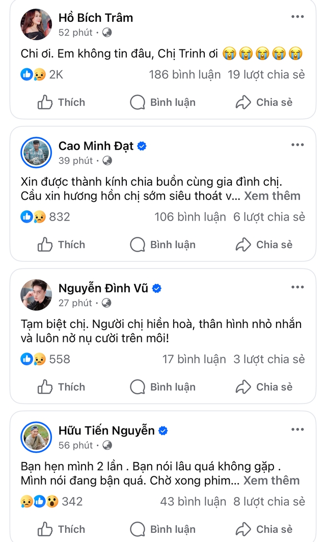 Diễn viên Ngọc Trinh qua đời: NS Thành Lộc và dàn sao bàng hoàng, Quyền Linh tức tốc chạy qua trong đêm- Ảnh 5.
