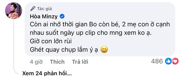 Hòa Minzy nhói lòng vì câu nói hồn nhiên của con trai, hé lộ lý do ít chia sẻ hình ảnh bé- Ảnh 2.