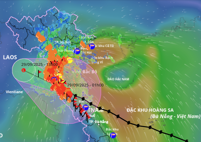 Bão số 10 Bualoi quần thảo đất liền: Nhiều nhà tốc mái; cột điện, cây cối đổ rạp ngổn ngang- Ảnh 21.