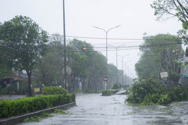 Bão số 10 Bualoi quần thảo đất liền: Nhiều nhà tốc mái; cột điện, cây cối đổ rạp ngổn ngang- Ảnh 8.