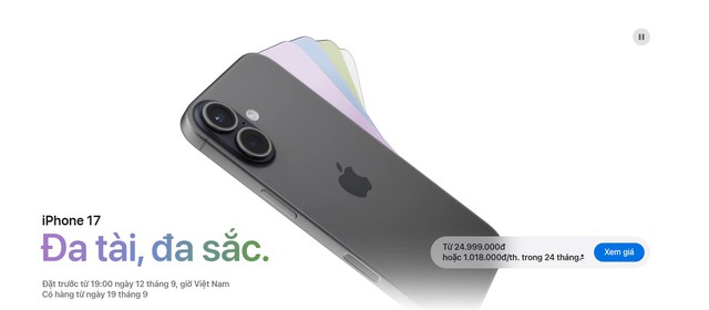 iPhone 17 ra mắt: Thiết kế đẹp với 5 màu sắc, giá bán từ 25 triệu, người Việt được mua sớm nhất từ trước đến nay!- Ảnh 3.