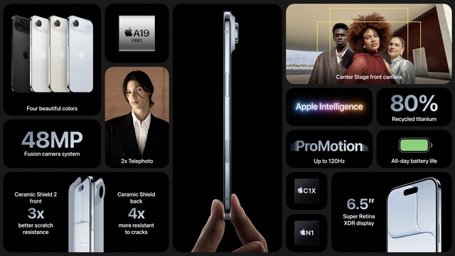 Apple lần đầu cho ra mắt iPhone Air: chiếc iPhone mỏng nhất lịch sử, chỉ dày 5,6mm, giá bán gần 32 triệu- Ảnh 5.