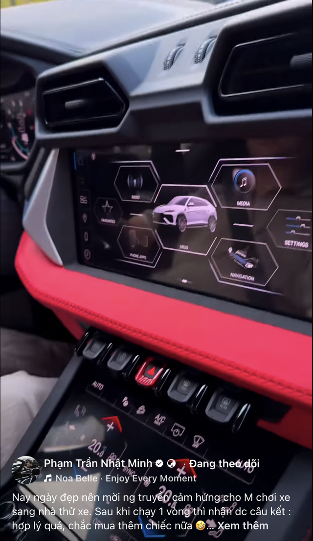 Minh Nhựa lần đầu c&ocirc;ng khai Lamborghini Urus SE hơn 15 tỷ đồng: Mời &lsquo;&ocirc;ng tr&ugrave;m&rsquo; ng&agrave;nh nhựa l&aacute;i thử v&agrave; nhận c&acirc;u chốt g&acirc;y ngỡ ng&agrave;ng- Ảnh 4.