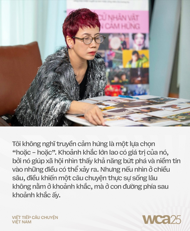 Nhà báo Trần Mai Anh: Truyền cảm hứng không phải lựa chọn “hoặc - hoặc” mà là niềm tin vào những điều có thể xảy ra- Ảnh 5. Nhà báo Trần Mai Anh: Truyền cảm hứng không phải lựa chọn “hoặc - hoặc” mà là niềm tin vào những điều có thể xảy ra- Ảnh 5.