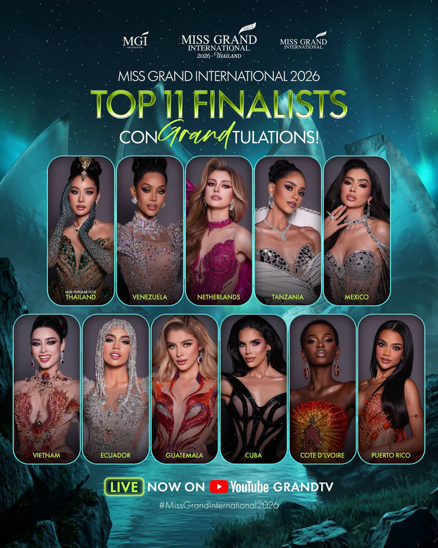 Chung kết Miss Grand International: Emoura Phạm vừa v&agrave;o Top 10, BTC liền đổi luật - Ảnh 1.