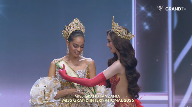 Emoura Phạm đăng quang Á hậu 4, người đẹp Tanzania trở thành Miss Grand International 2026 - Ảnh 1.