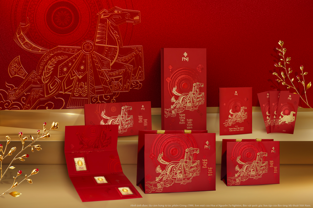 Ngựa v&agrave;ng tiến bước: Khi tinh thần &ldquo;Gi&oacute;ng&rdquo; hiện diện trong thiết kế Xu&acirc;n 2026 của PNJ- Ảnh 3.