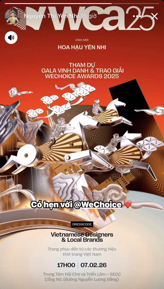 D&agrave;n sao Việt đồng loạt "flex" thiệp mời, rộn r&agrave;ng đếm ngược gala WeChoice Awards 2025!- Ảnh 4.