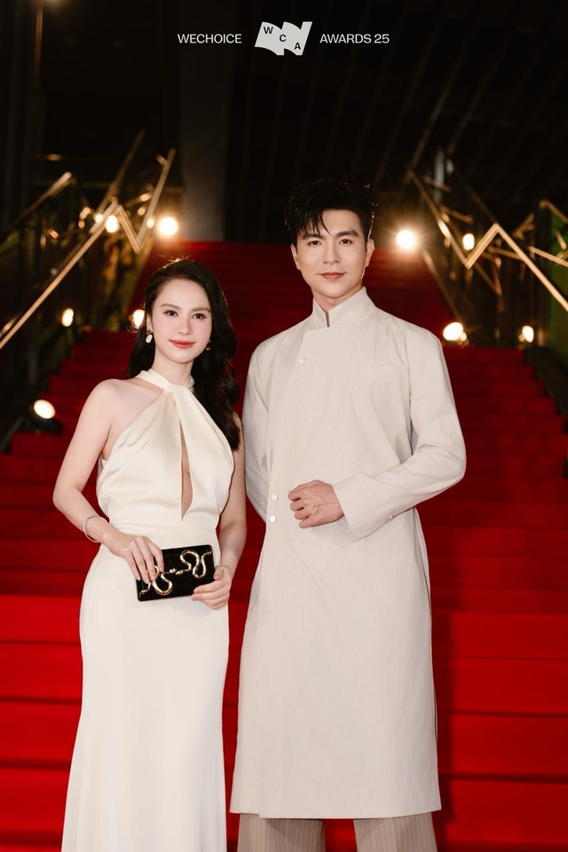 D&agrave;n sao Mưa Đỏ khoe visual ch&aacute;y kh&eacute;t tr&ecirc;n thảm đỏ WeChoice Awards 2025, Steven Nguyễn chấp hết mọi cam thường- Ảnh 4.