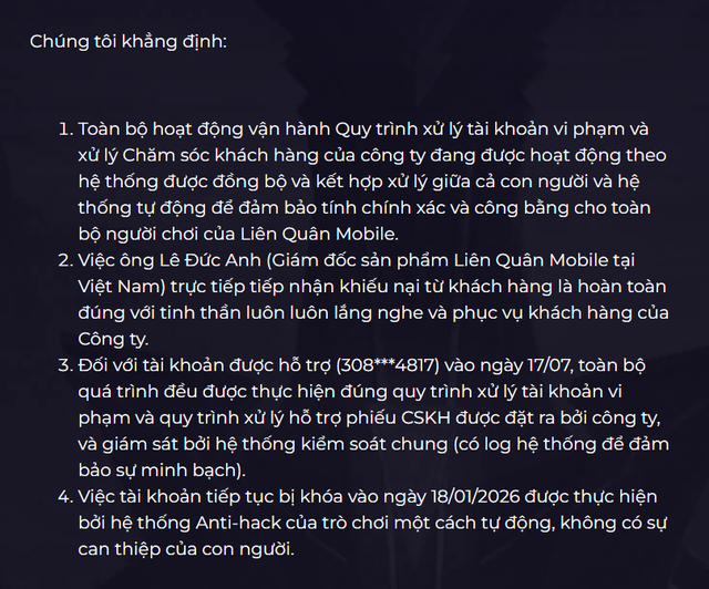 Garena ch&iacute;nh thức l&ecirc;n tiếng về drama đang khiến CĐM phản ứng dữ dội- Ảnh 2.