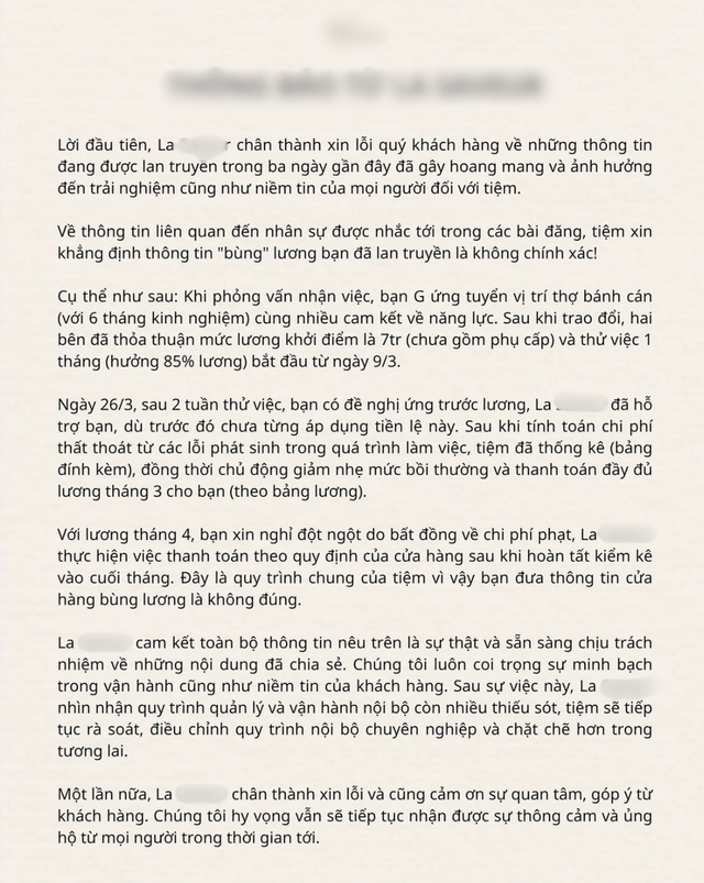 X&ocirc;n xao h&igrave;nh ảnh nghi vấn bếp bẩn tại tiệm b&aacute;nh nổi tiếng H&agrave; Nội, đại diện qu&aacute;n ch&iacute;nh thức l&ecirc;n tiếng - Ảnh 7.