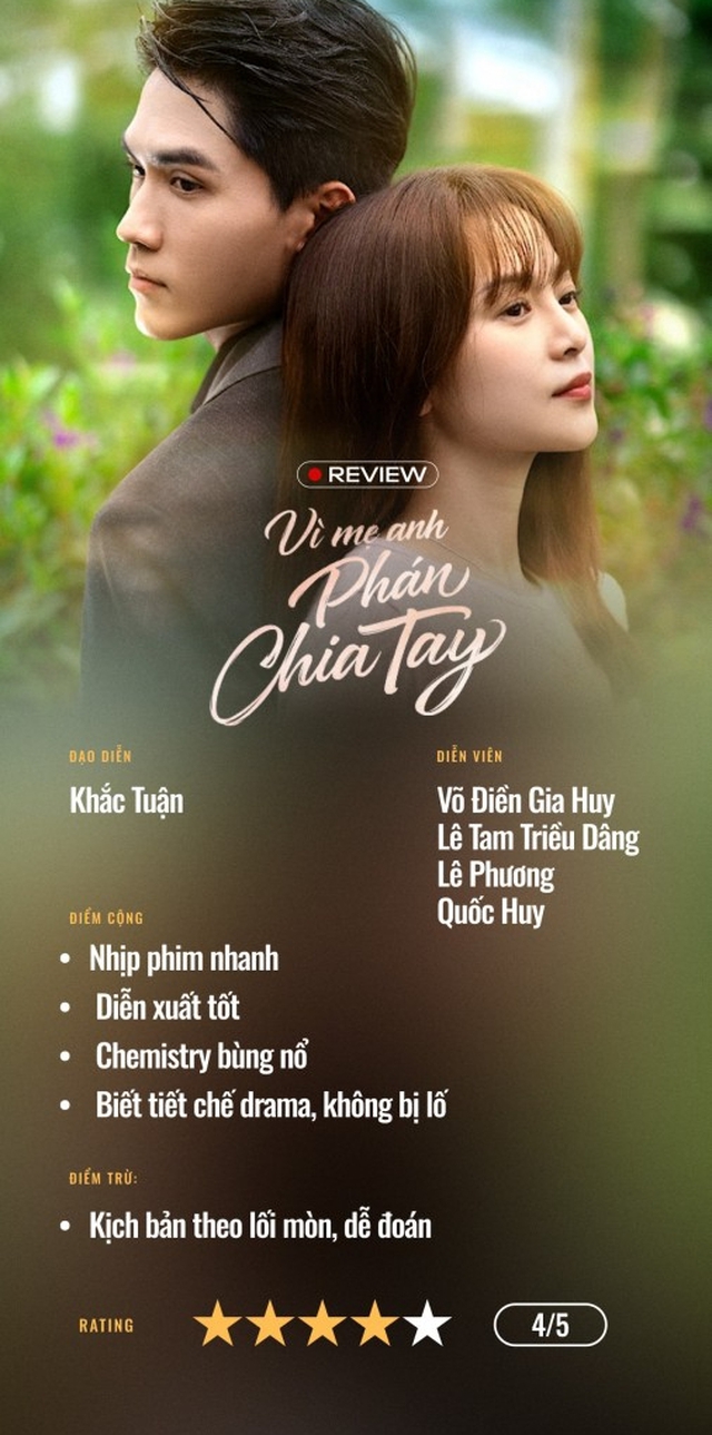 V&igrave; Mẹ Anh Ph&aacute;n Chia Tay: Phim ng&ocirc;n t&igrave;nh 3 xu hay đi&ecirc;n l&ecirc;n được, cặp ch&iacute;nh chemistry b&ugrave;ng nổ như y&ecirc;u thật- Ảnh 9.
