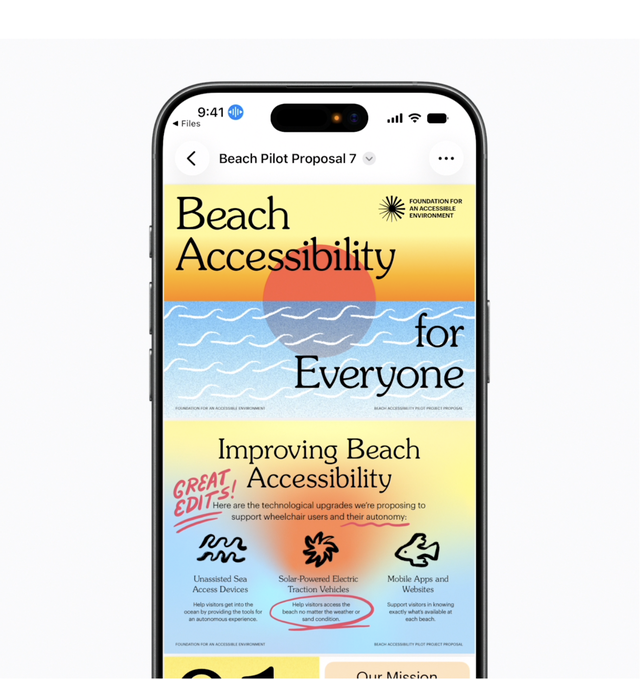 Apple tung loạt n&acirc;ng cấp trợ năng mới t&iacute;ch hợp s&acirc;u với Apple Intelligence - Ảnh 2.