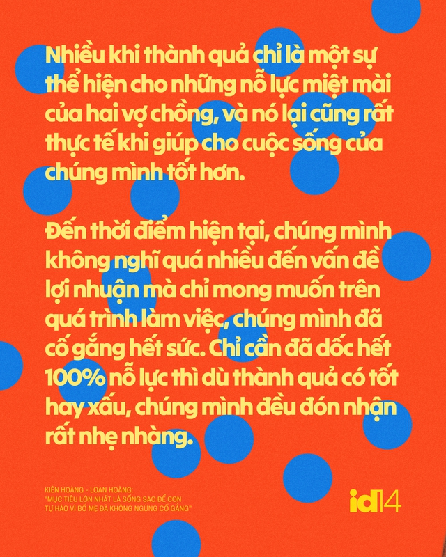 Kiên Hoàng - Loan Hoàng: "Mục tiêu lớn nhất là sống sao để con tự hào vì bố mẹ đã không ngừng cố gắng” - Ảnh 3.