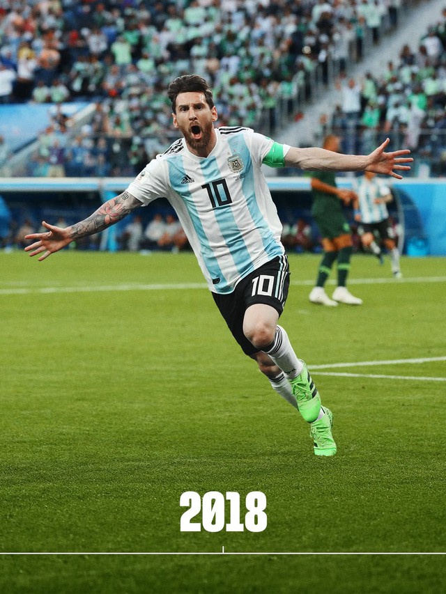 Messi ghi b&agrave;n tại 5 kỳ World Cup san bằng kỷ lục thế kỷ của Ronaldo - Ảnh 5.