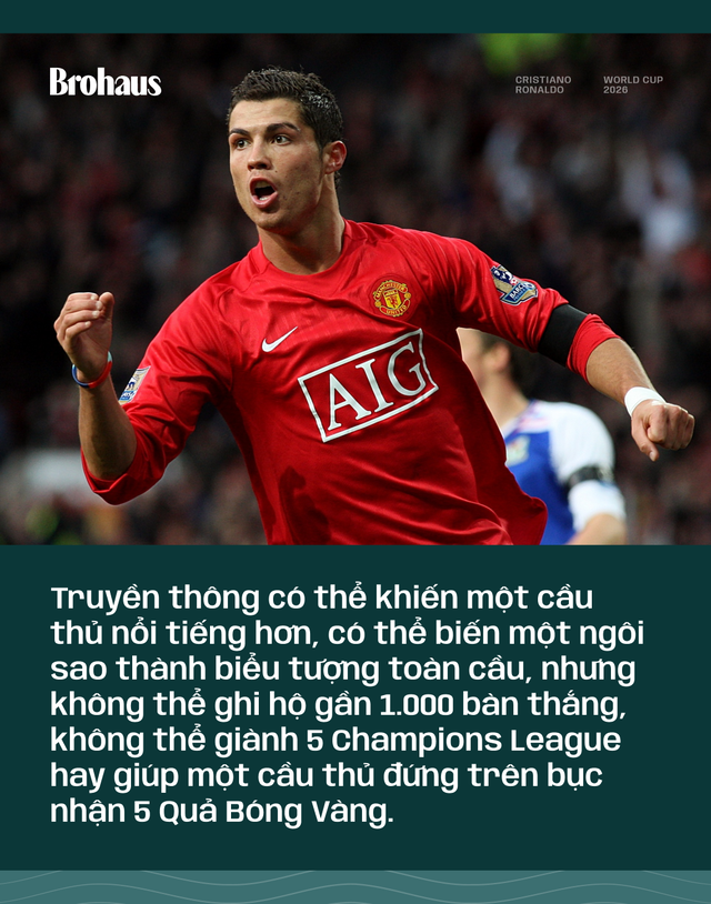 Cristiano Ronaldo xứng đ&aacute;ng lọt top 5 huyền thoại hay chỉ l&agrave; nh&acirc;n vật truyền th&ocirc;ng vĩ đại nhất? - Ảnh 3.
