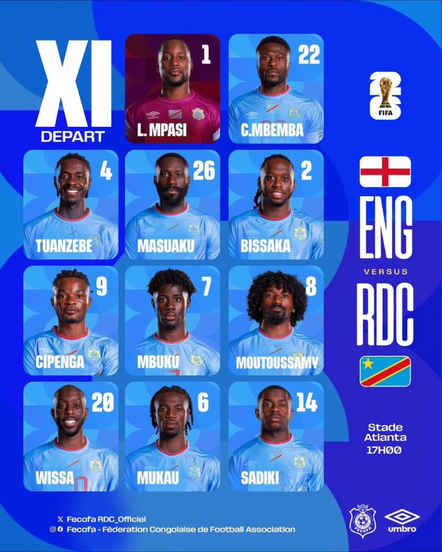 Diễn biến Anh vs CHDC Congo: Đẳng cấp Harry Kane lên tiếng hay