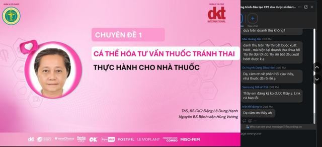DKT International đồng hành cùng chuỗi đào tạo nâng cao năng lực dược sĩ - Ảnh 2.