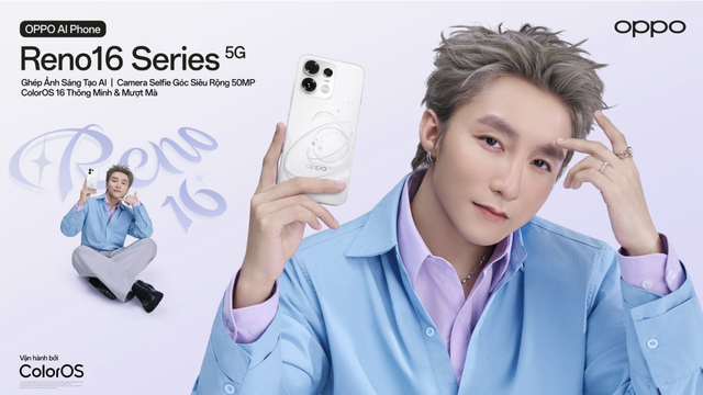 OPPO Reno16 Series 5G chính thức ra mắt tại Việt Nam, Sơn Tùng M-TP làm đại sứ! - Ảnh 1.