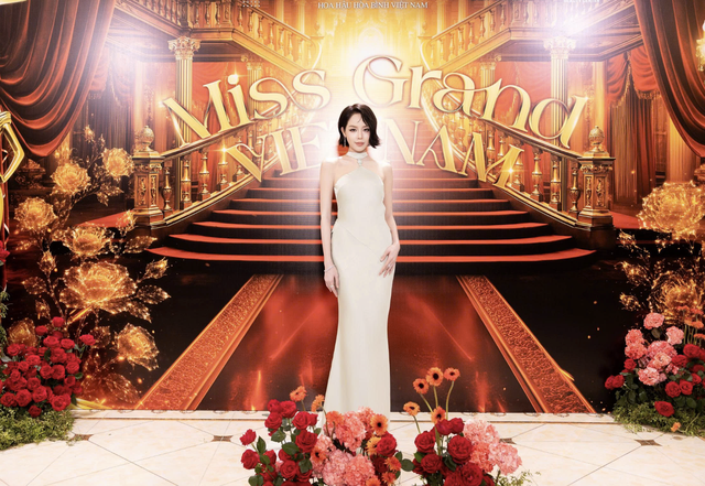 Thảm đỏ Chung kết Miss Grand Vietnam: Kỳ Duyên - Thiên Ân ôm nhau tình tứ, Thanh Thuỷ quá slay! - Ảnh 4.