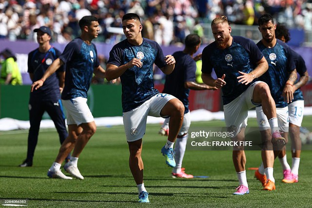 Diễn biến Paraguay vs Pháp: Căng thẳng rồi, Mbappe tức giận đẩy cầu thủ đối phương - Ảnh 5.