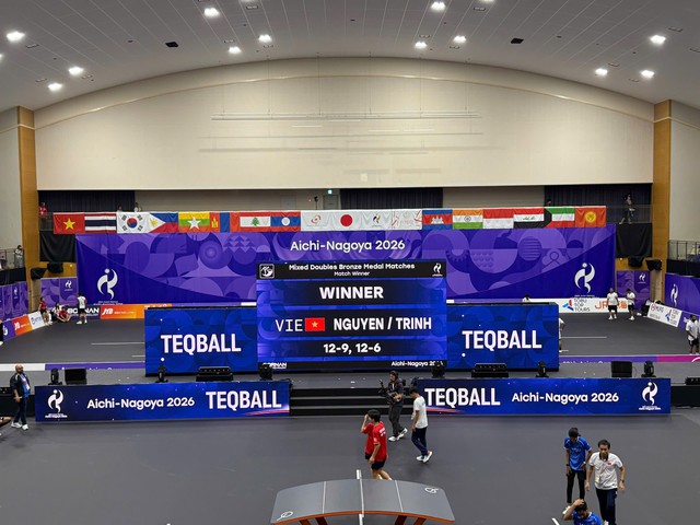 Teqball mang về huy chương đầu ti&ecirc;n cho thể thao Việt Nam tại ASIAD - Ảnh 1.