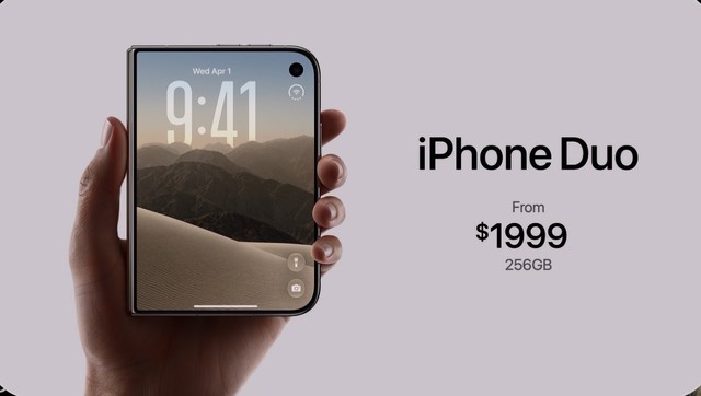 Tất tần tất về iPhone Duo, chiếc iPhone gập mỏng nhất vừa được Apple giới thiệu - Ảnh 11.