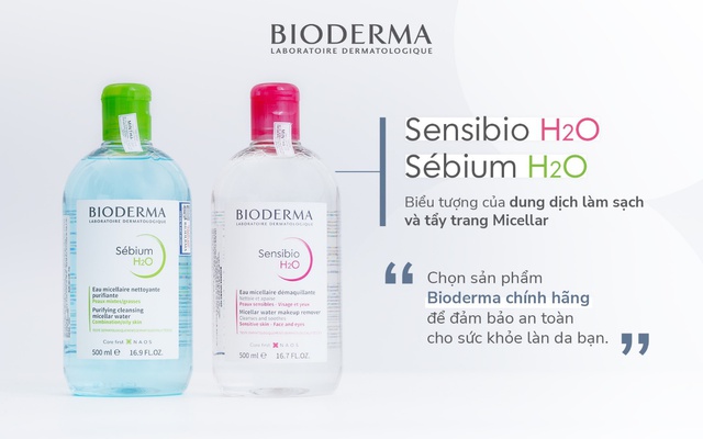 Có gì khác biệt giữa 2 sản phẩmNước Tẩy Trang Bioderma bán chạy nhất của Bioderma?