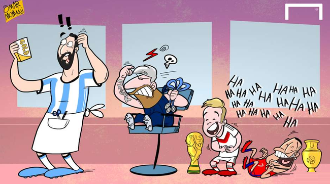 M&aacute;i t&oacute;c nhuộm bạc trắng khiến Messi phải nhận mưa gạch đ&aacute; - Ảnh 2.