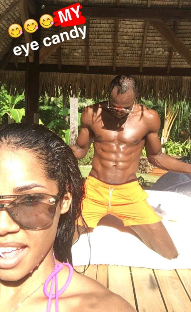 Usain Bolt khoe ảnh nóng của bạn gái sau scandal ăn nằm với cô sinh viên Brazil - Ảnh 2.