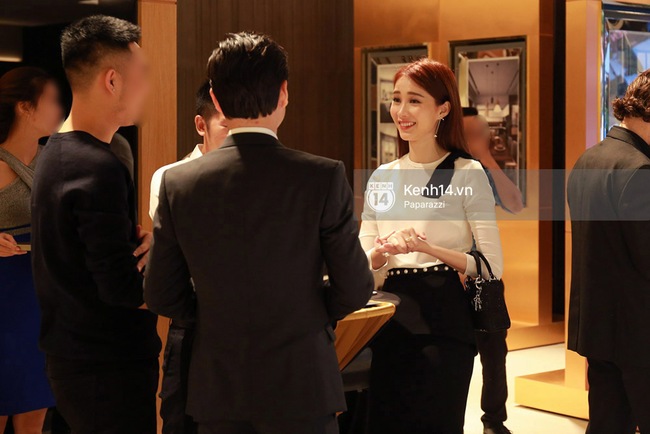 Hoa hậu Thu Thảo hạnh phúc đi ăn tối cùng bạn trai sau khi dự sự kiện - Ảnh 1.