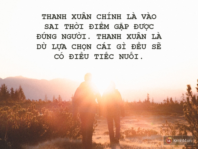 Thanh xuân không phải là thời gian, thanh xuân là cảm xúc! - Ảnh 1.