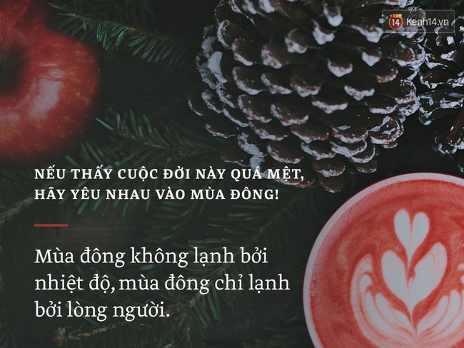 Nếu thấy cuộc đời này quá mệt, hãy yêu nhau vào mùa đông! - Ảnh 1.