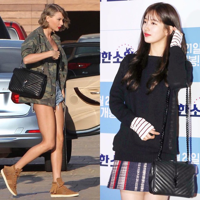 Jessica đụng v&aacute;y trăm triệu với h&agrave;ng loạt sao Hollywood, Suzy đụng t&uacute;i với Taylor Swift - Ảnh 11.