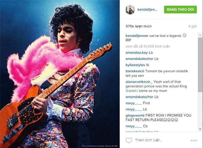 Tổng thống Obama, G-Dragon v&agrave; c&aacute;c si&ecirc;u sao thương tiếc sự ra đi của Prince - Ảnh 11.