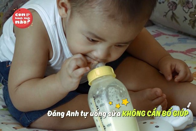 Bố bỉm sữa Đăng Kh&ocirc;i khổ sở khi nh&oacute;c con bỗng dưng... ị đ&ugrave;n - Ảnh 12.