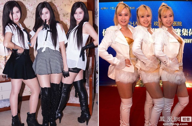 Nh&oacute;m nhạc sinh ba của Trung Quốc khiến netizen dậy s&oacute;ng v&igrave; gương mặt thẩm mỹ cứng đờ - Ảnh 12.